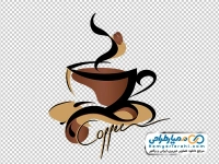 تصویر وکتوری با کیفیت فنجان قهوه