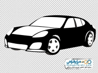 عکس سیاه و سفید ماشین
