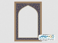 تصویر با کیفیت کادر تذهیب محراب