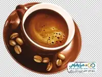 تصویر با کیفیت فنجان قهوه