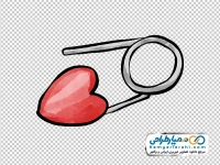 نقاشی وکتوری سنجاق قفلی