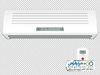 تصویر وکتوری کولر گازی با کنترل