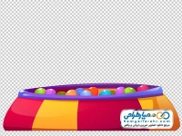 تصویر وکتوری استخر توپ