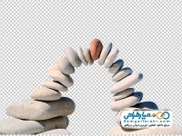 تصویر با کیفیت سنگ های روی هم چیده شده