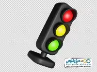 تصویر png سه بعدی چراغ راهنمایی