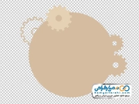 تصویر وکتوری کادر با چرخ دنده