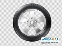 عکس وکتوری با کیفیت تایر ماشین