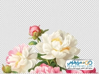 تصویر وکتوری گل های آبرنگی