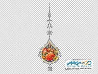 تصویر وکتوری نشان تذهیب با گل