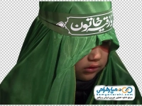 تصویر png کودک با سربند یا رقیه خاتون
