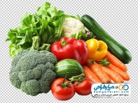 تصویر با کیفیت انواع سبزیجات