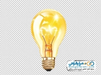 تصویر وکتوری لامپ با فرمت png
