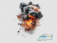 عکس png دود انفجار