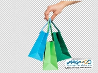 تصویر png کیسه خرید کاغذی