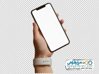 تصویر png گوشی در دست