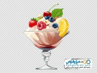 تصویر وکتوری بستنی ساندی