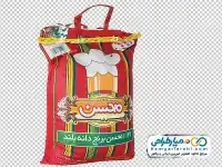 تصویر دوربری گونی 10 کیلویی برنج