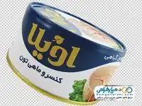 تصویر دوربری کنسرو تن ماهی