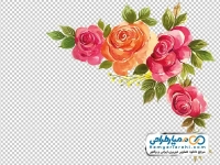 فایل png کادر گل
