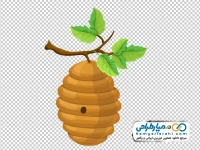 تصویر وکتوری کندو زنبور عسل