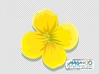 تصویر وکتوری گل زرد