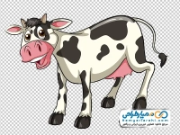 عکس کارتونی گاو با فرمت png