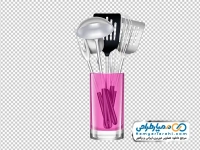 تصویر وکتوری سرویس کفگیر و ملاقه