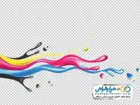 تصویر png پاشش رنگ