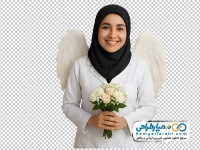 عکس png خانم پرستار با بال