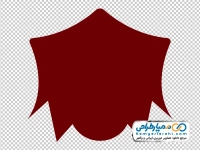 تصویر png کادر سپر قرمز وکتوری