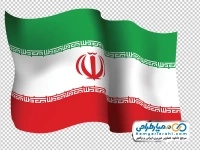 عکس وکتوری پرچم ایران در باد