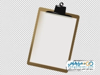 تصویر وکتوری کاغذ با تخته شاسی