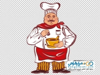 تصویر png سرآشپز چاق