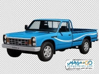 تصویر png ماشین نیسان آبی