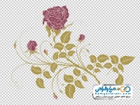 تصویر وکتوری گل رز وحشی