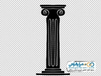 تصویر png آیکون ستون یونانی