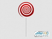 فایل png آبنبات چوبی کریسمس