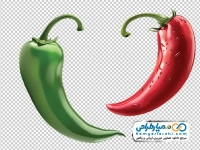 تصویر بدون پس زمینه فلفل چیلی