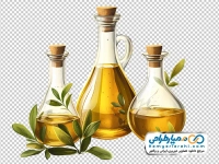 دانلود تصویر png شیشه روغن زیتون