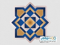 تصویر png وکتور الگوی هندسی اسلامی