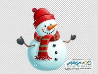 تصویر وکتوری آدم برفی