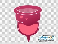 تصویر وکتوری کاپ قاعدگی