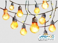 تصویر وکتوری ریسه های لامپ