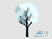 تصویر png درخت زمستانی
