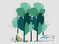 تصویر png پس زمینه طبیعت جنگل