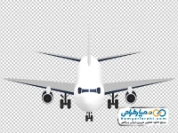فایل png هواپیما از نمای روبرو