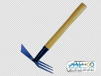 تصویر با کیفیت چنگک باغبانی کوچک