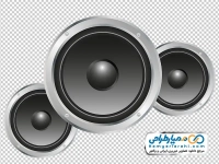 فایل png بلندگو موسیقی
