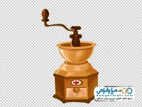 تصویر وکتوری دستگاه آسیاب قهوه