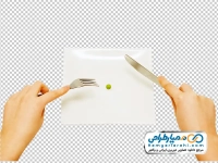 تصویر با کیفیت یک دانه نخود فرنگی داخل بشقاب